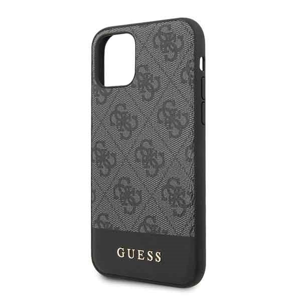 Guess GUHCN61G4GLGR iPhone 11 6,1" / Xr szary hard case